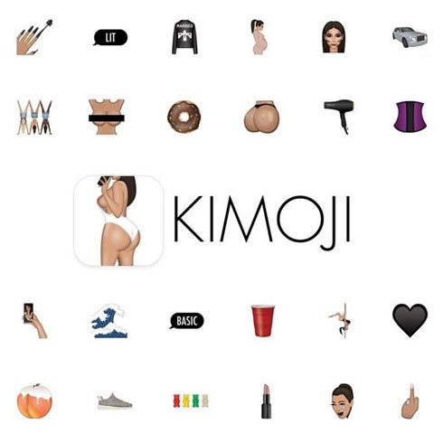 Los emoticonos de Kim Kardashian.