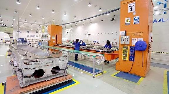 Compañía Aciturri, en el Parque Tecnológico de Boecillo (Valladolid). 