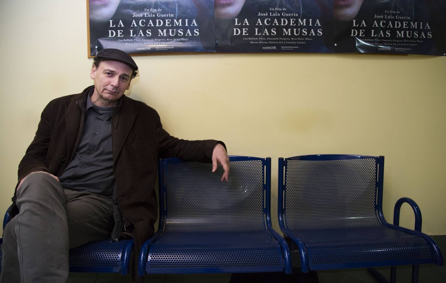 José Luis Guerin, en los cines Casablabnca de Valladolid. 