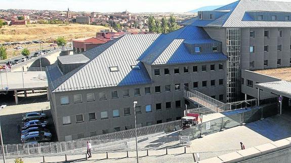 Vista de parte de las instalaciones del Hospital General de Segovia. 