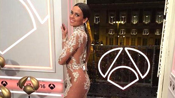 Pedroche, con su vestido para dar las campanadas.