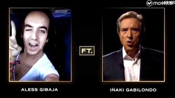 Iñaki Gabilondo imita a la estrella de Internet Aless Gibaja