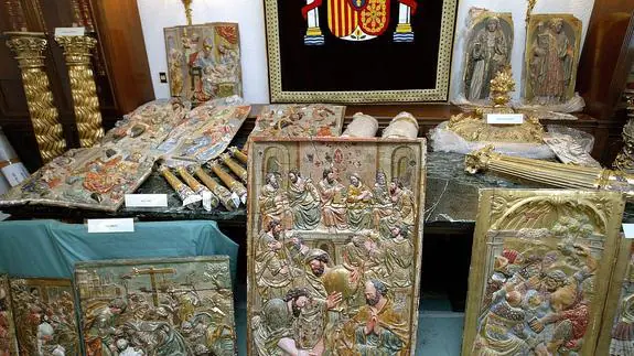 Obras de arte burgalesas recuperadas en Segovia. Ricardo Ordóñez-Ical