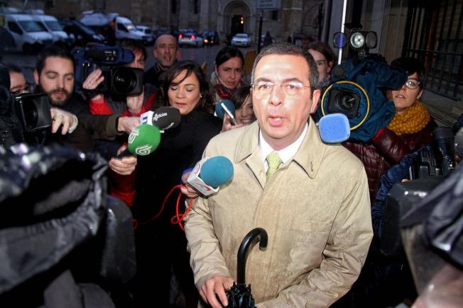 Fermín Guerrero llega a la Audiencia de León. 