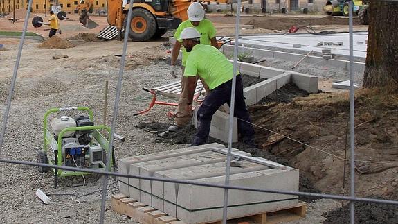 Obretos en una calle de Segovia, 