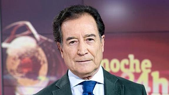 José Hervás, periodista de TVE. 