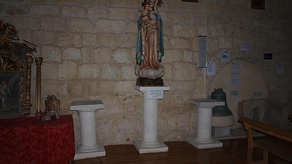 Lugar donde se pensaba que descansan los restos mortales del Padre Hoyos.