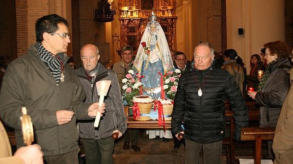 Comienzo de la procesión del año pasado.