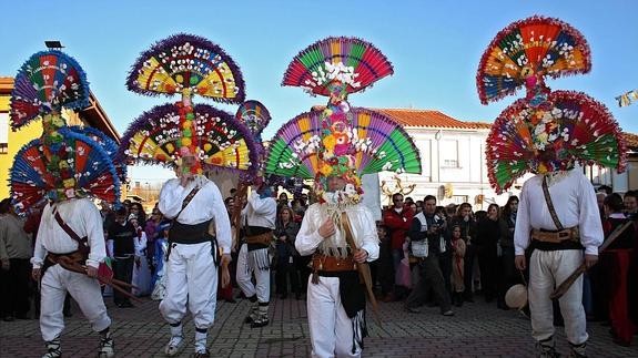 El Carnaval en Llamas de la Ribera, provincia de León.