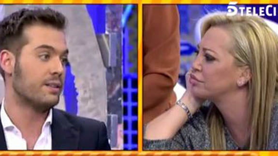 Saúl Ortiz y Belén Esteban.
