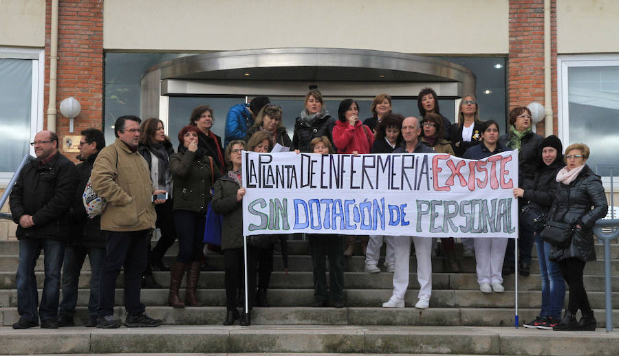 Una de las últimas protestas llevadas a cabo por los auxiliares de enfermería de la Residencia Mixta. 