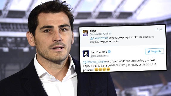 Iker Casillas explota en Twitter