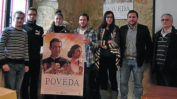 Pablo Moreno junto a algunos de los miembros de su equipo. 