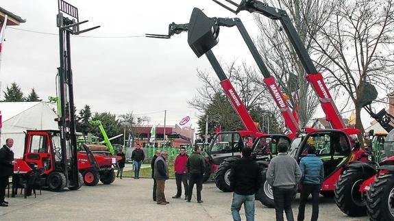 Maquinaria expuesta en la Feria del Ángel del año pasado. M. Rico