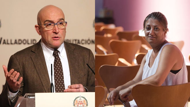 Jesús Julio Carnero y Teresa López, la alcaldesa de Medina.