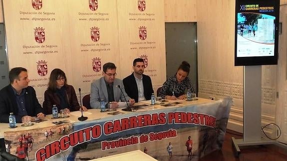 Un momento de la presentación del circuito.El Norte