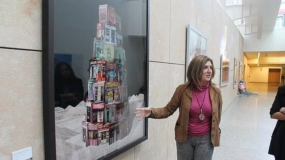 La artista Rosa Muñoz desvelará mañana el proceso creativo de su exposición del MEH ‘La Evolución del Hábitat’