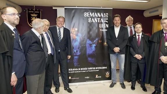 Presentación de la Semana Santa de León en Valladolid. 