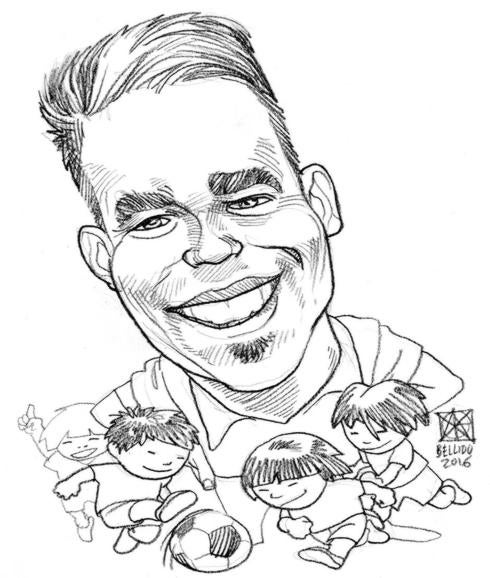 Caricatura de Andrés Pedrejón. 