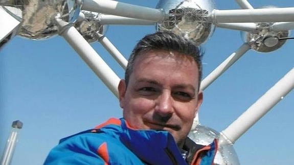 El palentino Alberto Narganes, en Bruselas. 