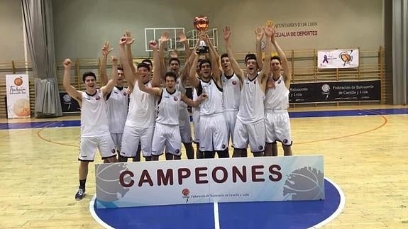 Equipo júnior del CB Ciudad de Valladolid.