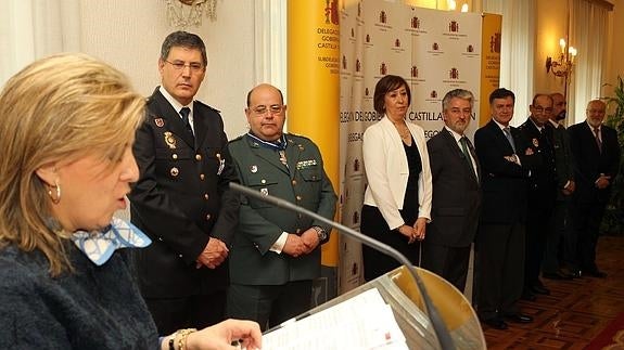 Un momento del acto celebrado en la Subdelegación del Gobierno. 