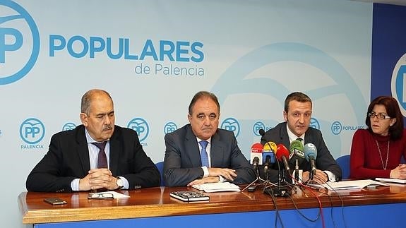 Parlamentarios del PP.