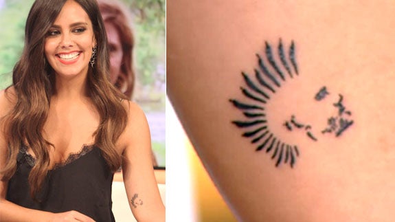 Cristina Pedroche se tatúa la cara de su marido, David Muñoz