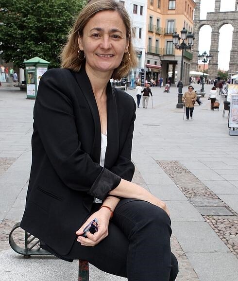 María Luz Rodríguez, ayer en Segovia. Antonio de Torre