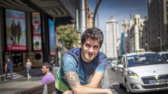 El ‘youtuber’ Ismael Prego, en Madrid, donde ha sido uno de los escritores más buscados en la Feria del Libro.