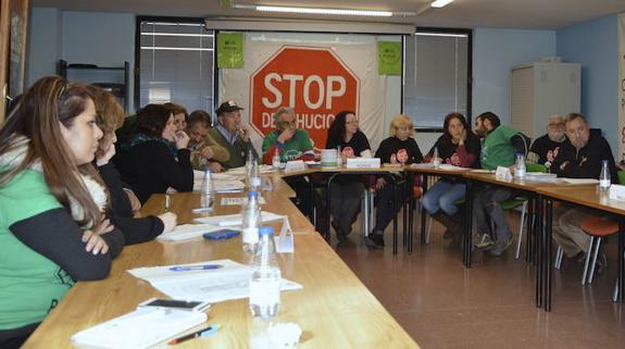Encuentro de las plataformas STOP desahucios de Castilla y León, en Palencia 
