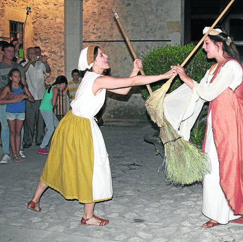 Una de las visitas teatralizadas. 