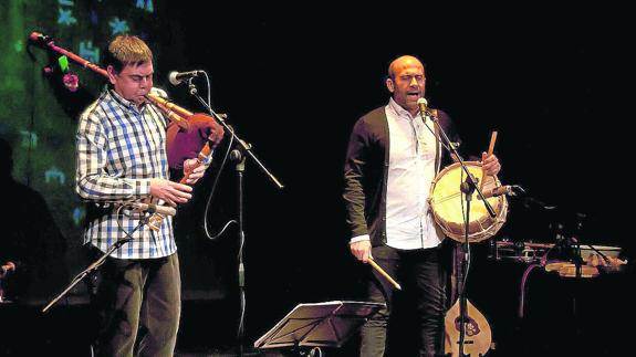 Alberto Jambrina y Pablo Madrid, que actuarán el 28 de julio en el ábside de Santiago.