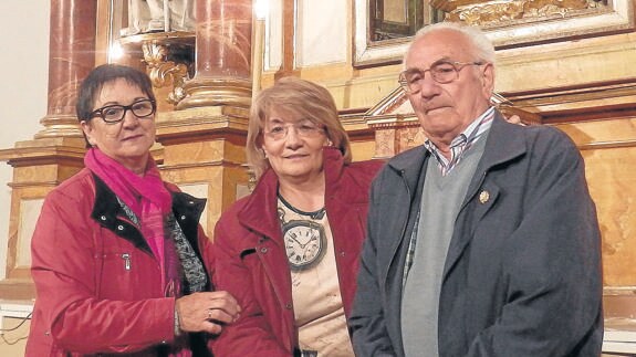 Prudencio Zorzo, con algunos familiares, en San Marcos.Foto de  
