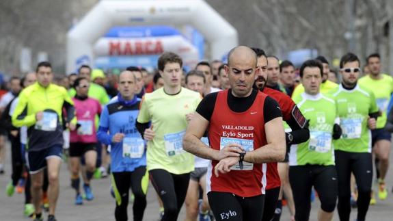 Prueba de running series, en Valladolid.