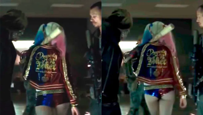El extraño caso de los pantalones cortos menguantes de Harley Quinn