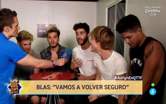 Los fans de Auryn, enfadados con Telecinco tras su aparición en '¡Qué tiempo tan feliz!'