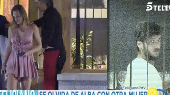 Feliciano López, pillado en actitud cariñosa con una rubia