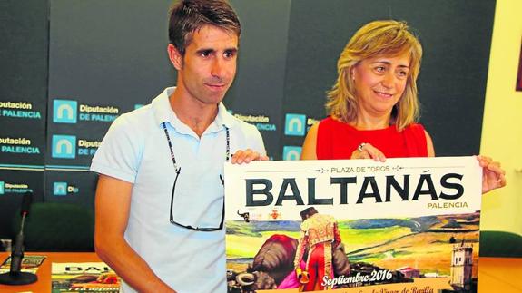 Carlos Carrillo y María José de la Fuente presentan el cartel taurino de Baltanás.