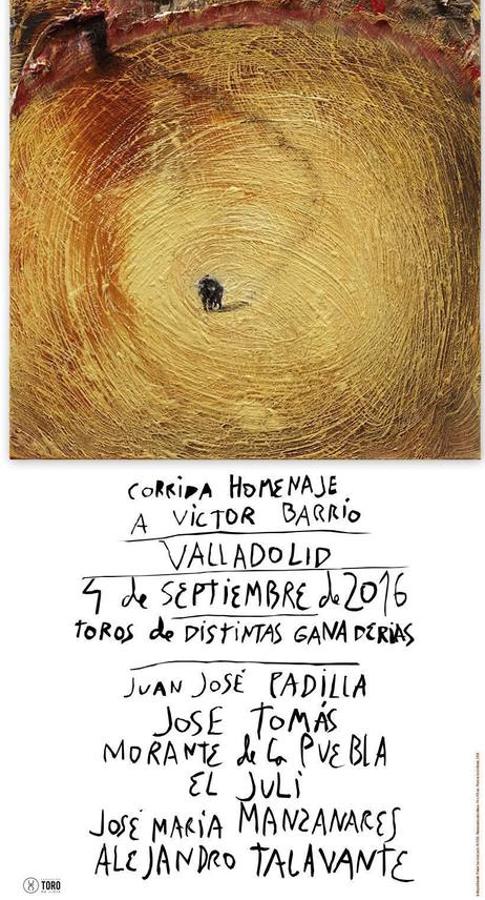 Miquel Barceló, autor del cartel que anuncia el homenaje a Víctor Barrio en Valladolid