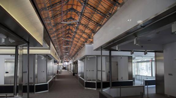Interior del nuevo mercado del Val