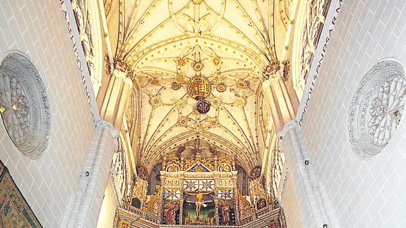Interior de la catedral de Palencia.