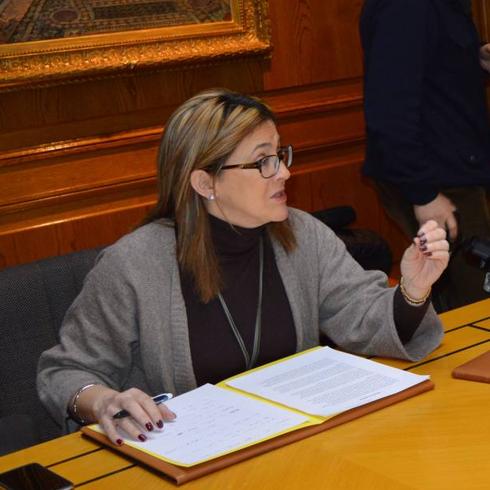 La coordinadora provincial del PP en Zamora y presidenta de la Diputación, Mayte Martin.