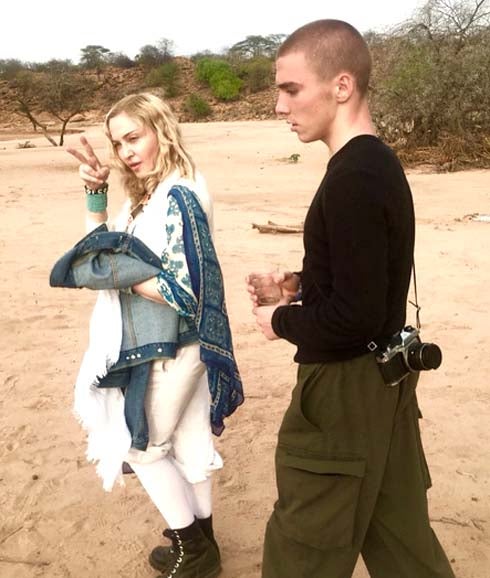 Madonna y su hijo vuelven a vivir en paz