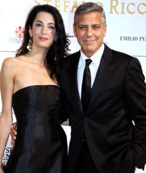 Amal y George Clooney. 