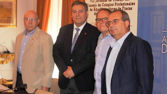 Presentación de las jornadas del Colegio de Administradores de Fincas de Castilla y León.