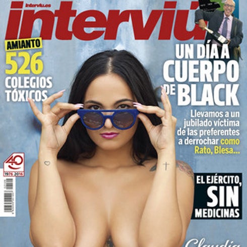 Claudia, protagonista de la última polémica de 'MYHYV', portada de 'Interviú'