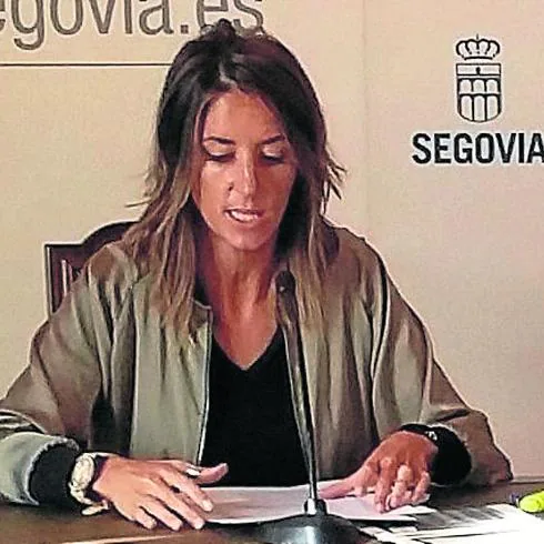 Raquel Fernández, portavoz del PP, ayer. 