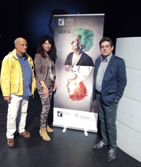 Martínez, Redondo y Viteri, en el LAVA. 