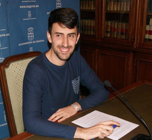 El concejal Álvaro Serrano. 